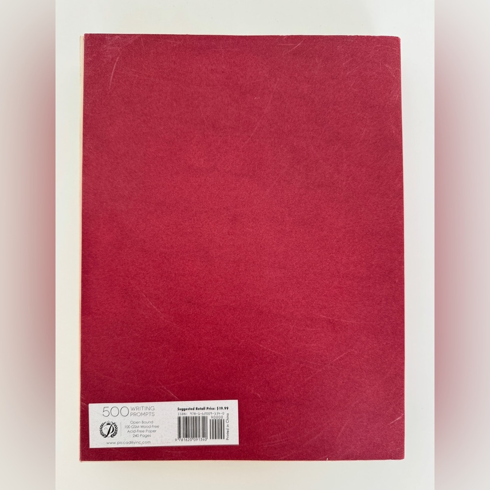 500 Writing Prompts Notebook/Journal - Picture 4 of 4